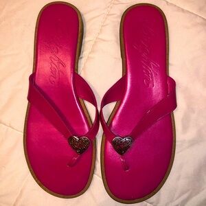Brighton Orla 4 Size 9.5M Pink Flip Flops
